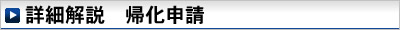 詳細解説　帰化申請